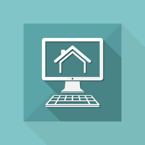 Real estate website icon  - Vector, Image