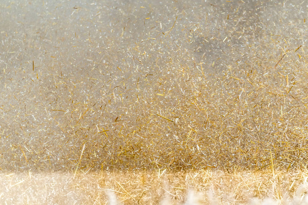 Dust from the harvester - Foto, afbeelding
