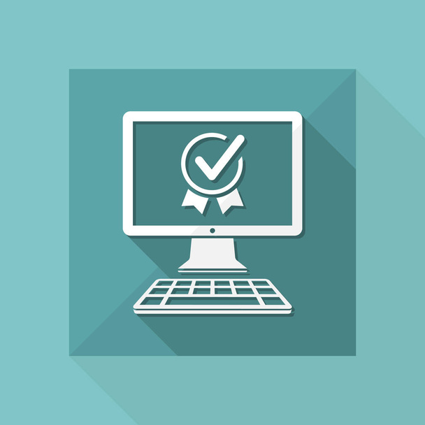 Top rating certificate icon  - Vector, Image