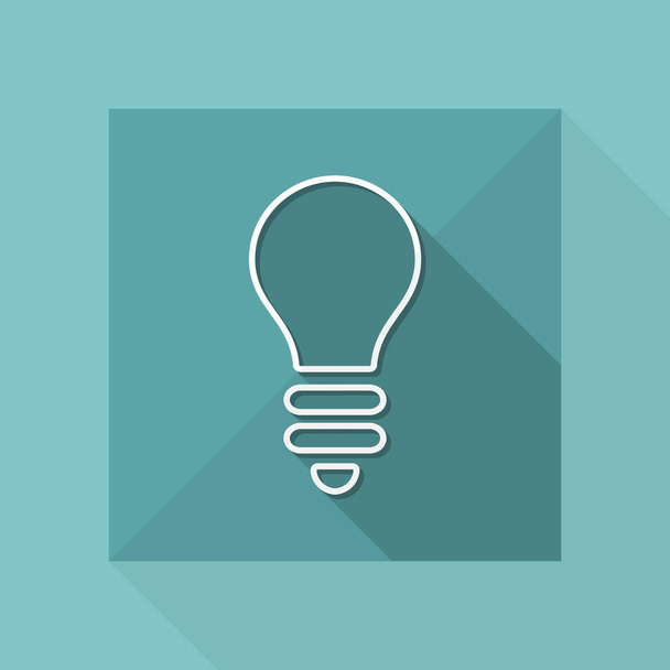light bulb icon - Vector, Image