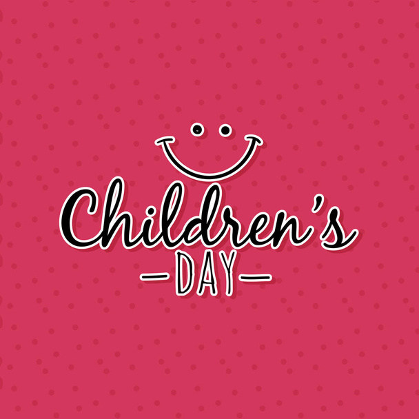 Happy Children day - Vector, Image