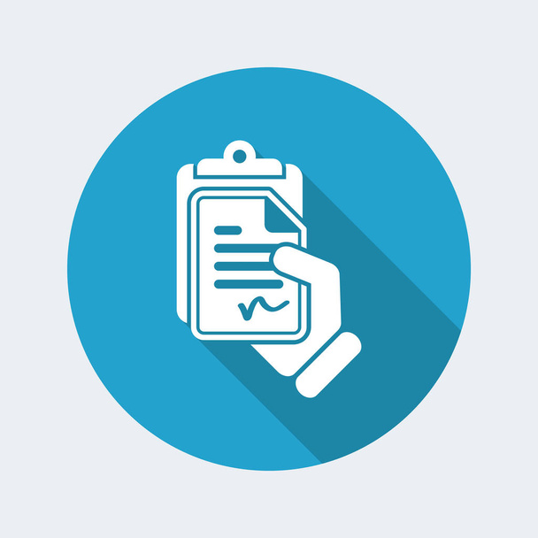 design of Contract icon - Vector, Image