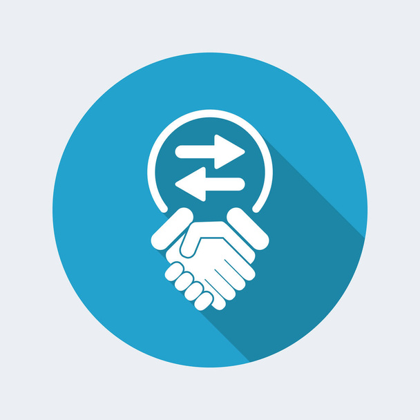 Agreement icon illustration - Vector, Image