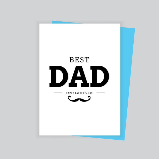 happy fathers day - Vector, afbeelding