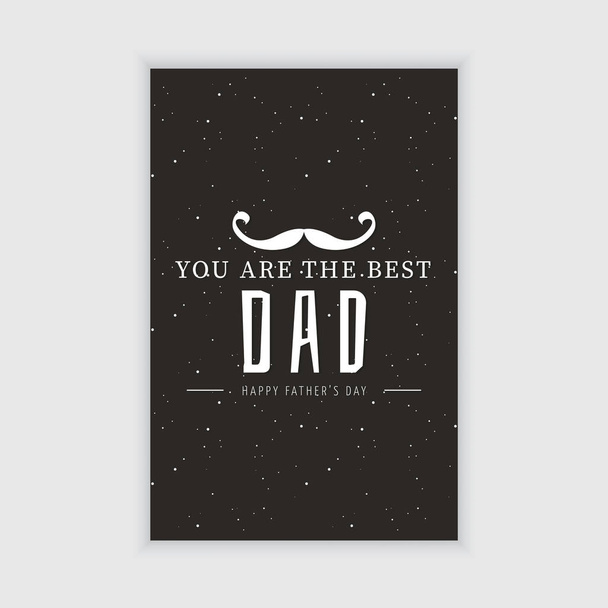 happy fathers day - Vector, Imagen