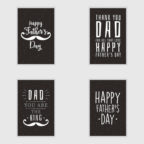 happy fathers day - Vektor, Bild