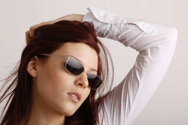 Sexy woman with sunglasses - Photo, image