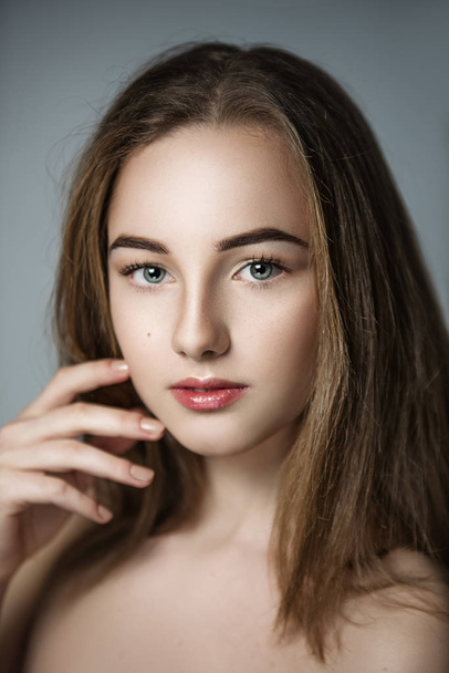 Portrait of beautiful sensual girl - Fotografie, Obrázek