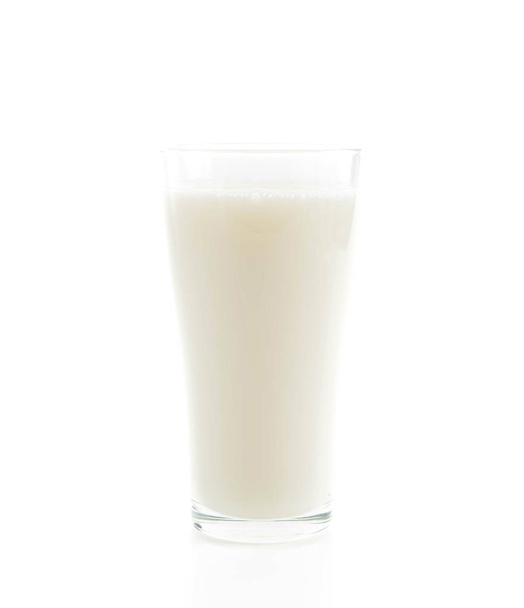 fresh milk on white background - Foto, imagen