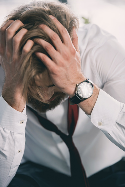 stressed business man - Фото, изображение