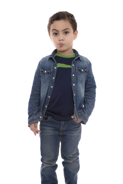 Young Doubtful Boy - Valokuva, kuva