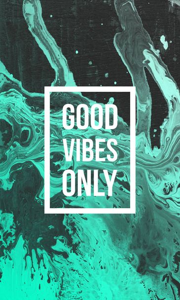 good vibes only - Foto, Bild