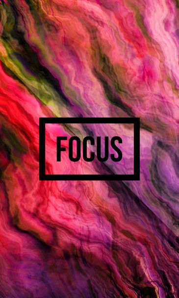 Focus motivational word - Foto, Imagen