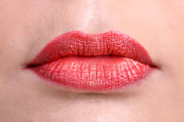 Asijské žena módní Makeup lip - Fotografie, Obrázek