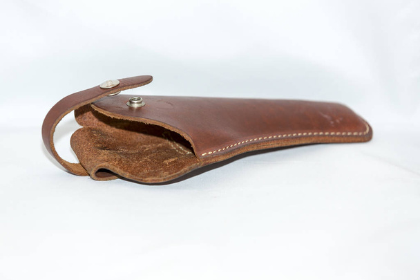 Leather holster for a pistol - Photo, Image