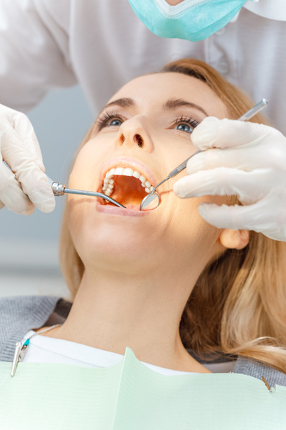 Patient at dental check up  - Fotografie, Obrázek