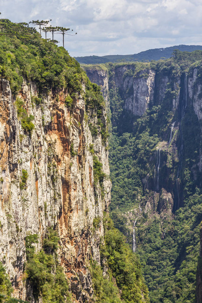 Waterfall at Itaimbezinho Canyon - Photo, Image