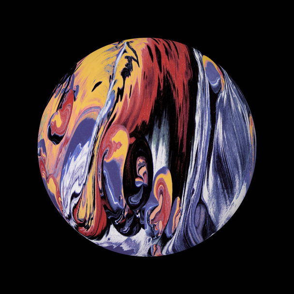 Mramorové koule abstraktní barvy - Fotografie, Obrázek