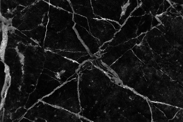 Fekete márvány mintás textúra a háttér, részletes valódi márvány, a természet. - Fotó, kép