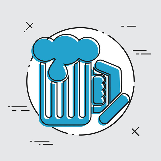 icona tazza di birra - Vettoriali, immagini