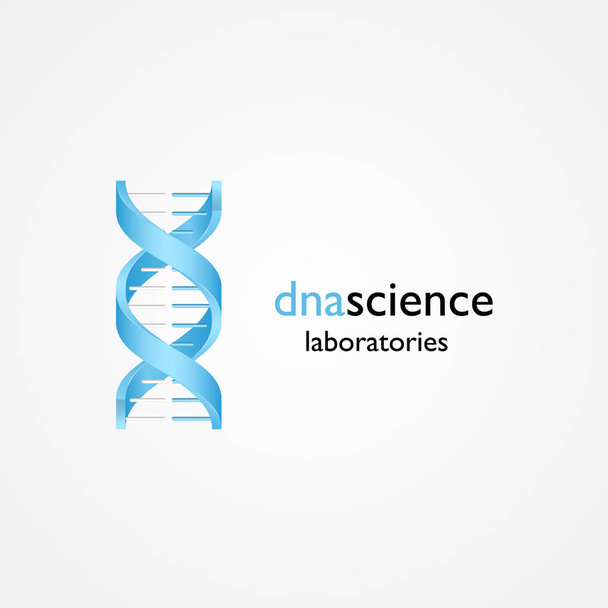 人間の Dna の分子のシンボル - ベクター画像