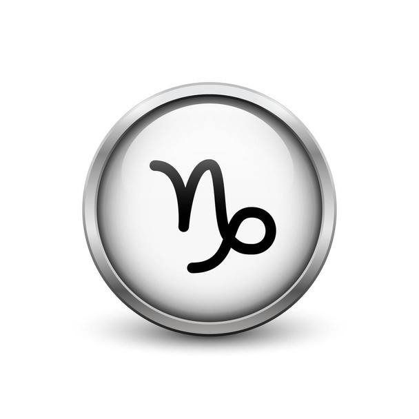 Capricorn zodiac symbol - Vector, imagen