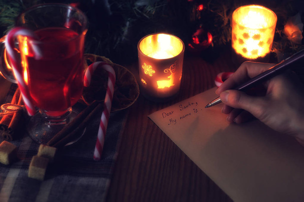 Hand schreiben Wunschjahr - Foto, Bild