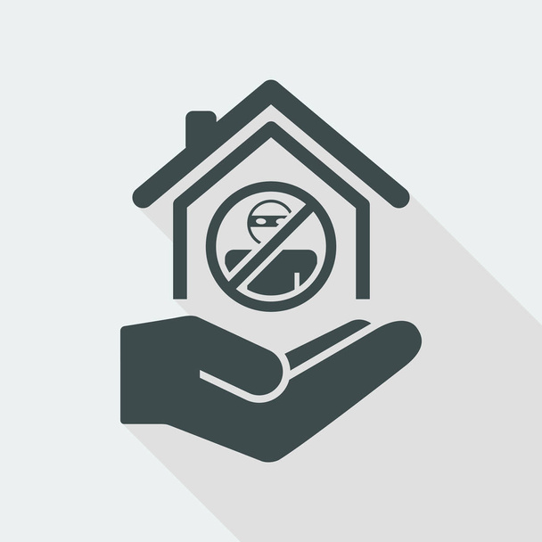 Home protection services icon - Vector, Image
