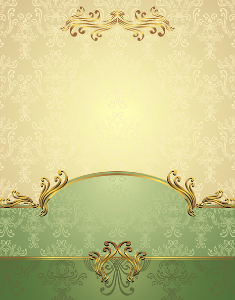 Set Seamless pattern in Victorian style - Vector, Image