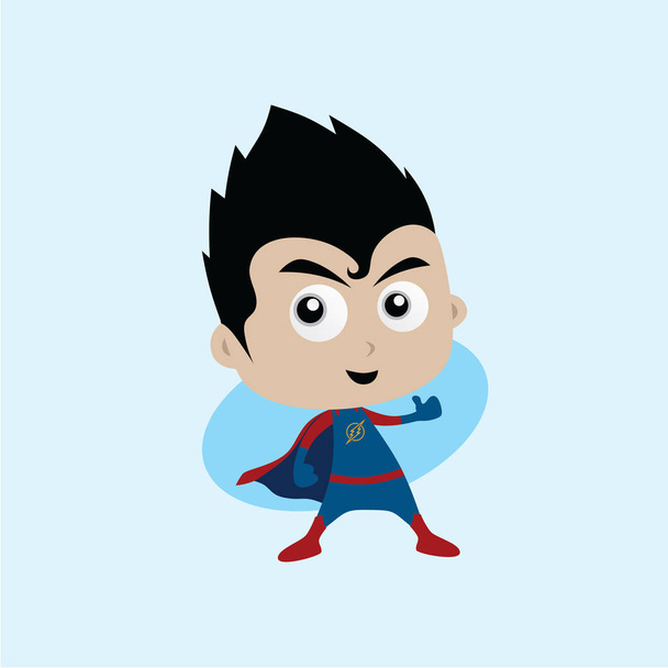 super herói dos desenhos animados
 - Vetor, Imagem