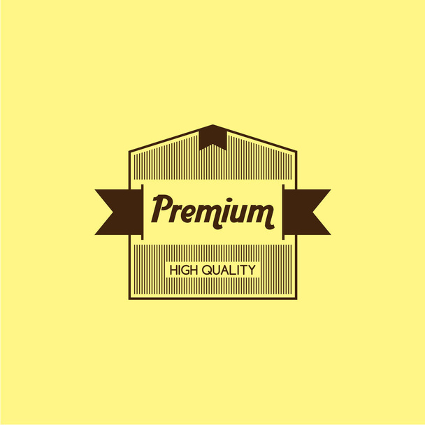 Premium-Label-Zeichen - Vektor, Bild