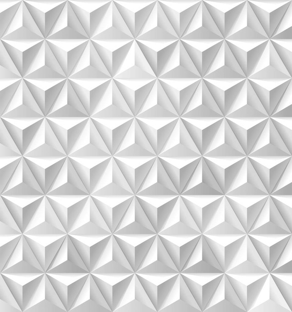 Triangles and Pyramids white background - Vector, Image