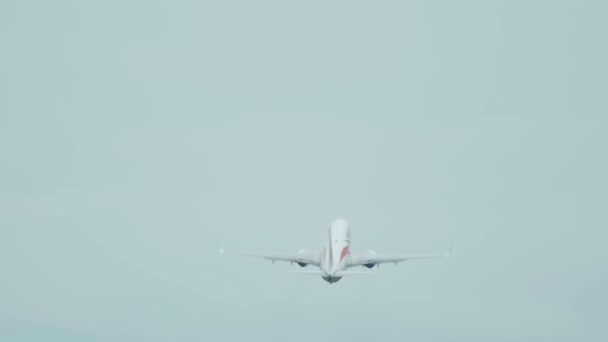 Airliner flying away - Séquence, vidéo