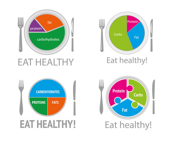 jíst jídlo healthy5 - Vektor, obrázek
