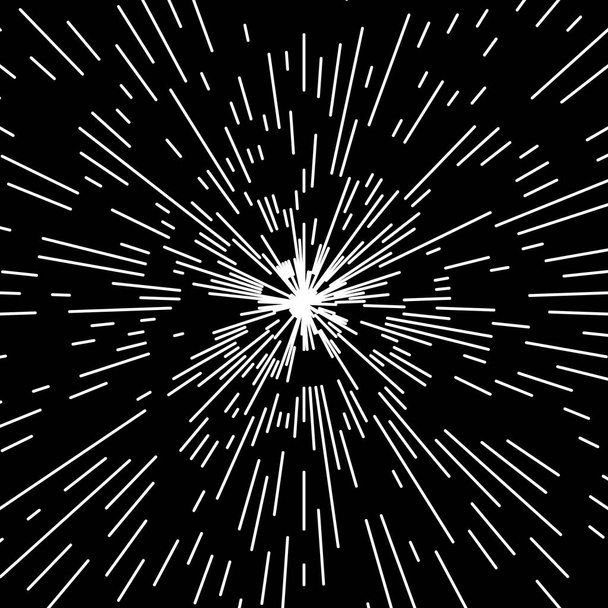 Cosmic explosion. Vector - Vetor, Imagem