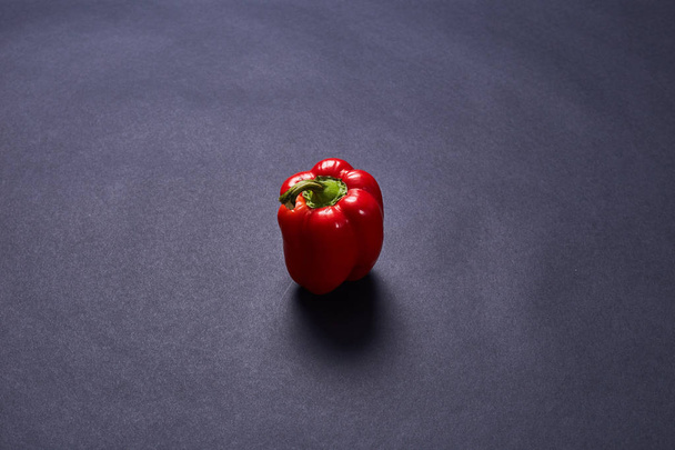 Fresh red green yellow pepper in black beautiful background - Foto, immagini