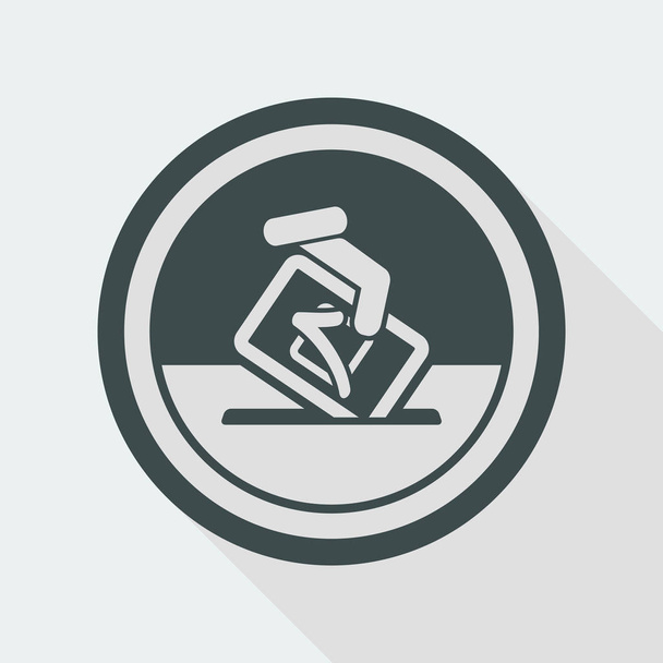 icono de símbolo de voto
 - Vector, Imagen