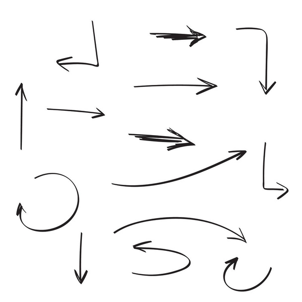 Set of vector arrows - Вектор,изображение