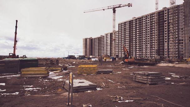SAINT PETERSBURG, RUSSIA - MARCH 29, 2017: Modern residential complex "I'm a romantic" - Φωτογραφία, εικόνα