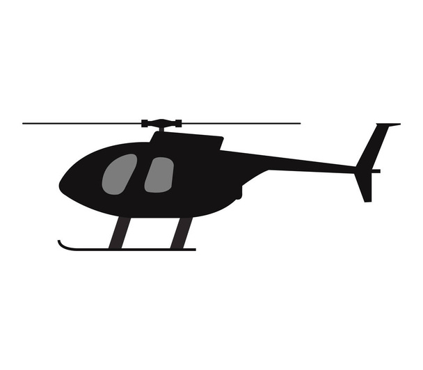 Helikopter-Symbol auf weißem Hintergrund - Vektor, Bild