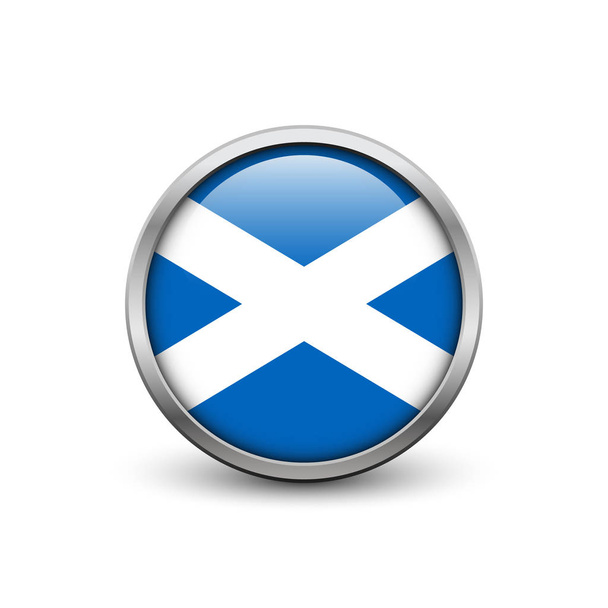Cruz de San Andrés, bandera de Escocia
 - Vector, Imagen