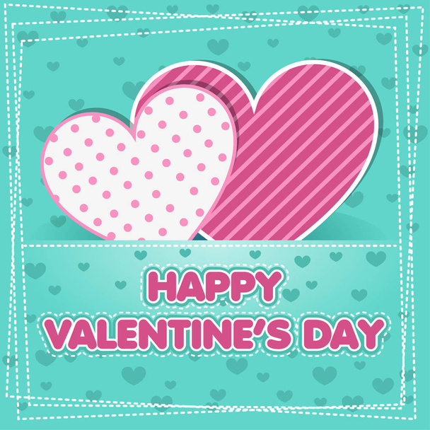 Bonito cartão de saudação para o Dia dos Namorados Feliz
 - Foto, Imagem