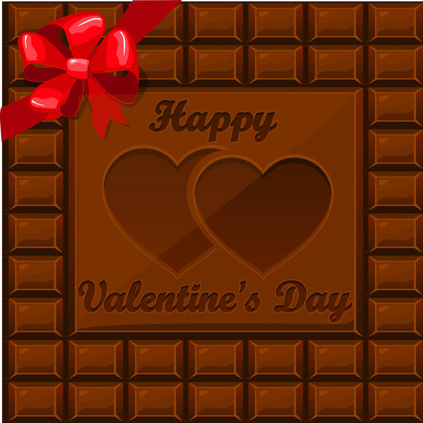 barre de chocolat le jour de la Saint Valentin
 - Photo, image