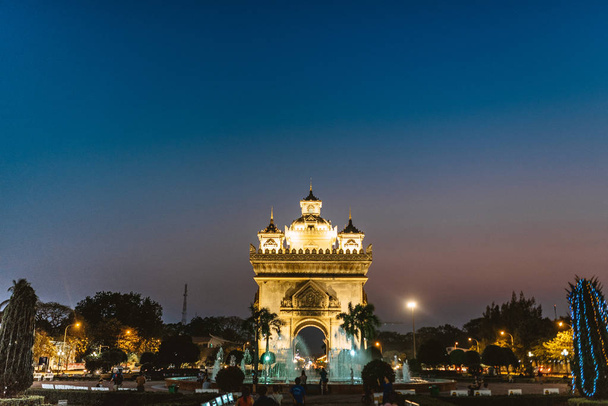Patuxai - Arch of Triumph of Vientiane - Photo, Image