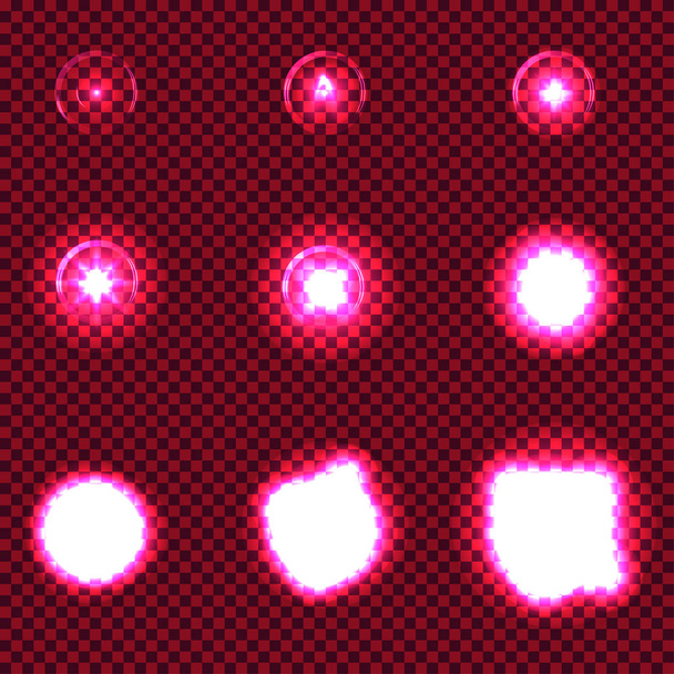 Luces vectoriales para animación
 - Vector, imagen