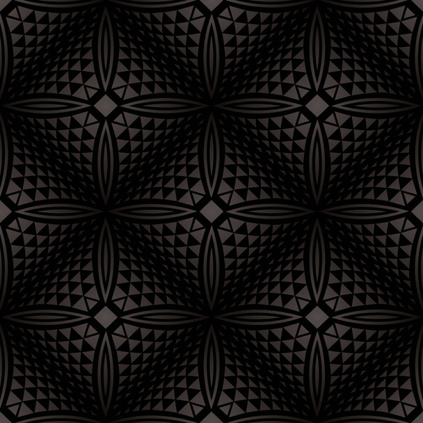 ベクトル - シームレスな黒い幾何学的な背景 - ベクター画像