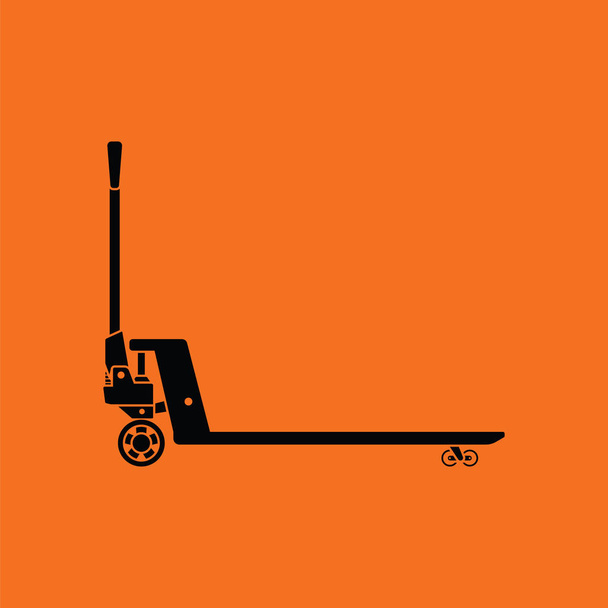 Symbol für hydraulischen Trolley-Wagenheber - Vektor, Bild