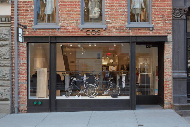Cos store in Spring Street in September, in New York. - Photo, Image