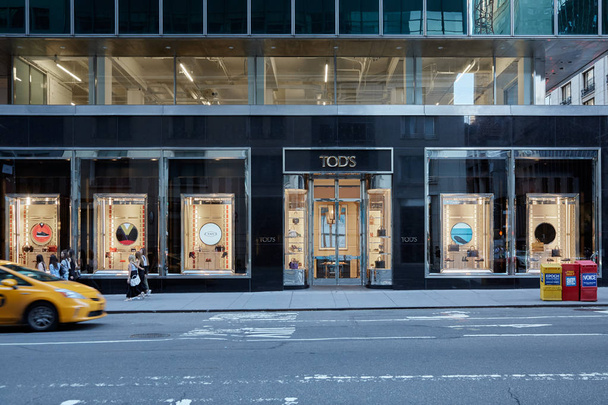 Tod's store in Madison Avenue in September, in New York. - 写真・画像