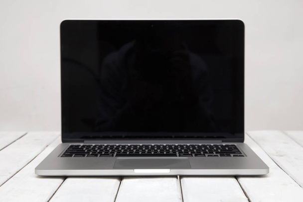 laptop met leeg scherm - Foto, afbeelding